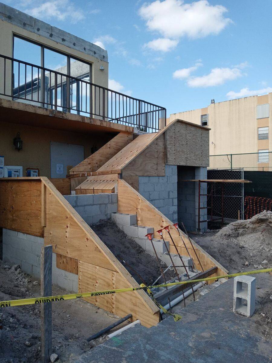 Clubhouse roof truss structure detail — Bell Engineering & Construction