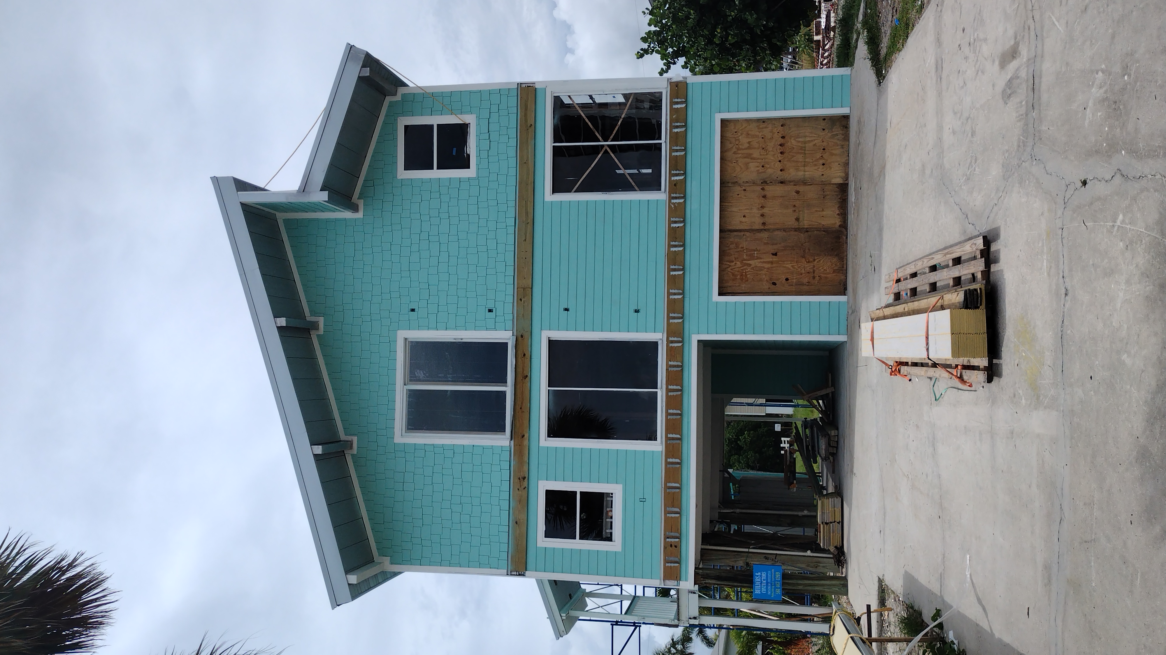 Completed Hardie board siding replacement — Bell Engineering & Construction, Palm Beach County