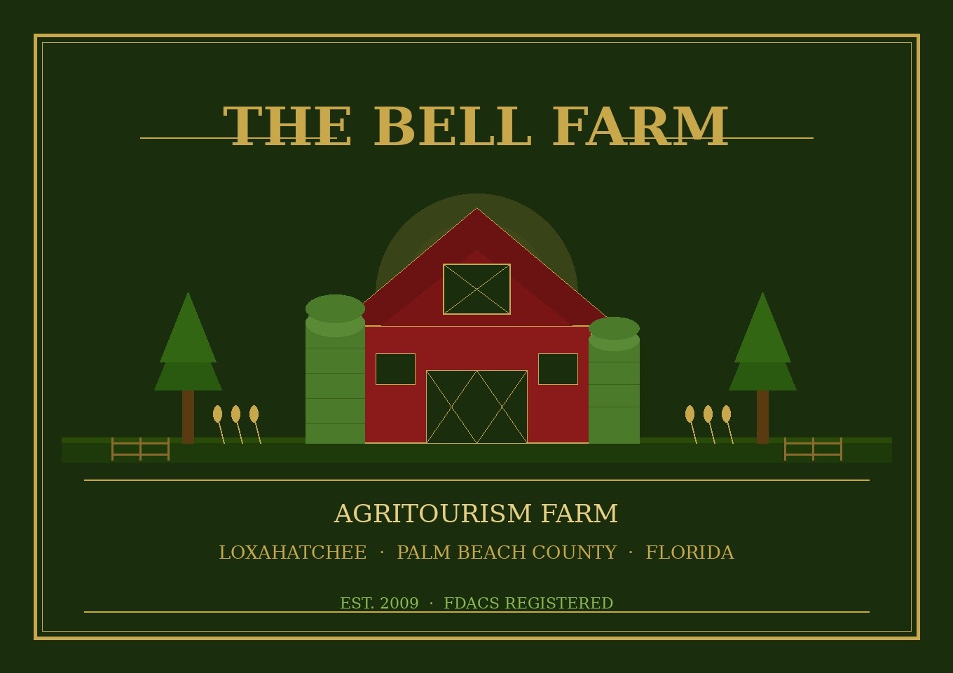 The Bell Farm — FDACS Agritourism Logo