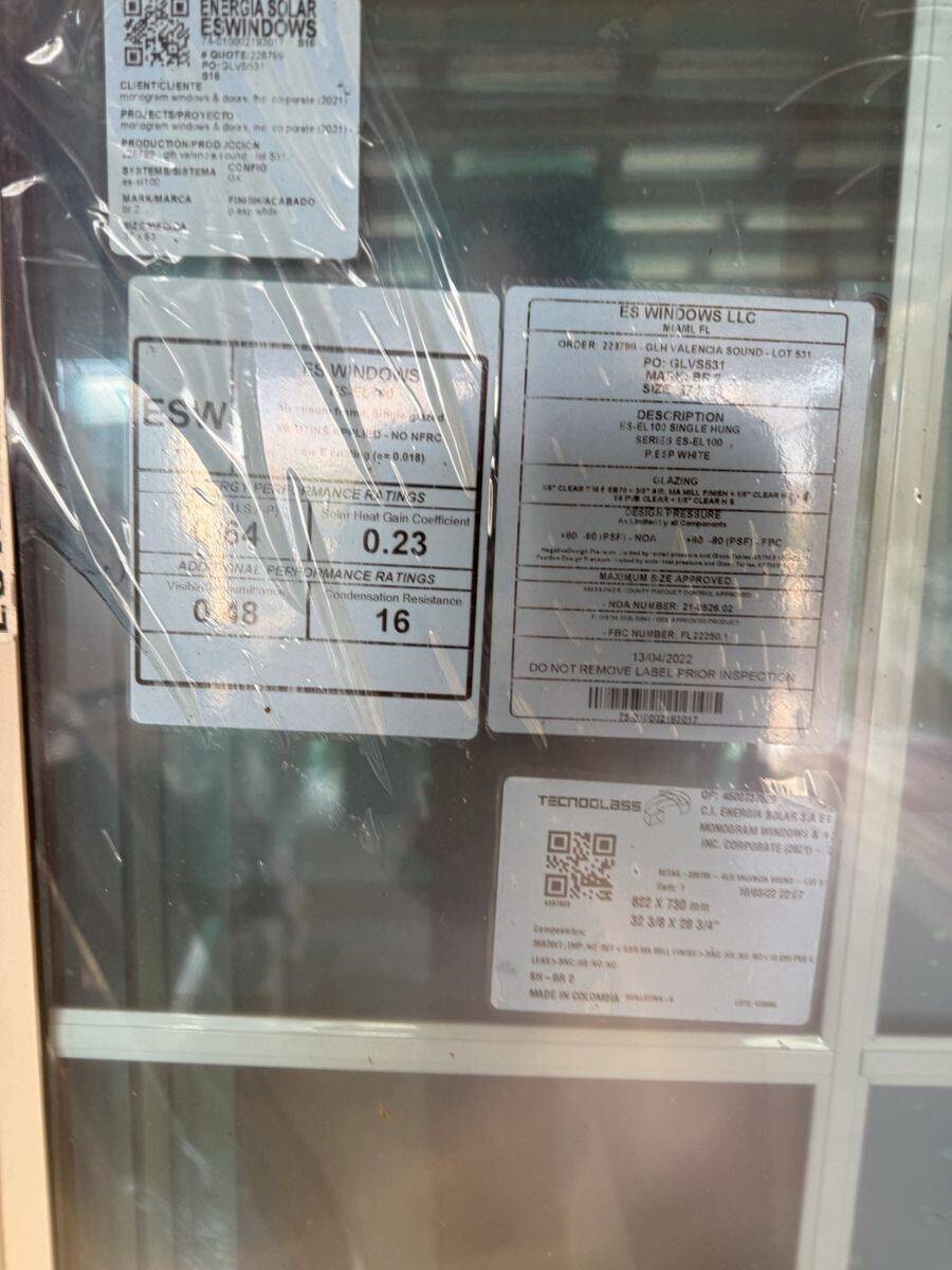 Impact window for sale — Palm Beach County FL